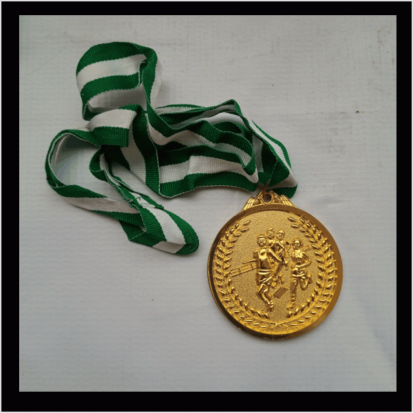5-1 gold marathon medal