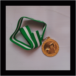 6-1 Tennis medal