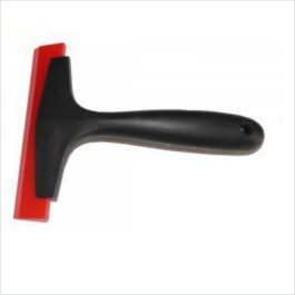 6 inches red&black squeegee