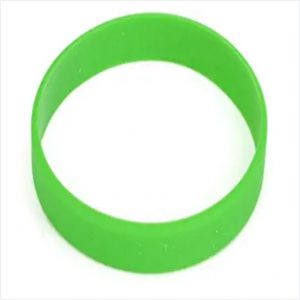Big green rubber wristband