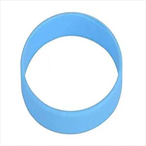 Big skyblue rubber wristband