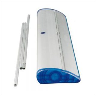 Blue side Aluminium base roll up stand