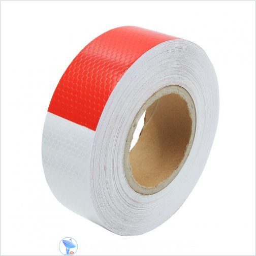 3m Red & white reflective tape