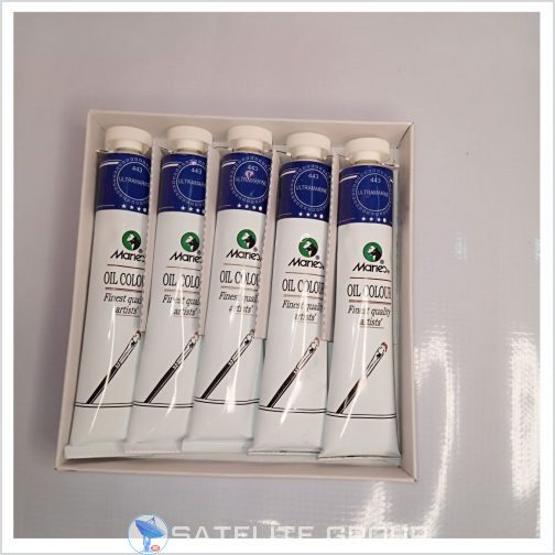 set 5 ultramarine blue maries