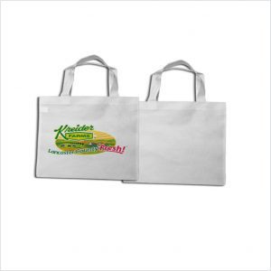 white sublimation bag