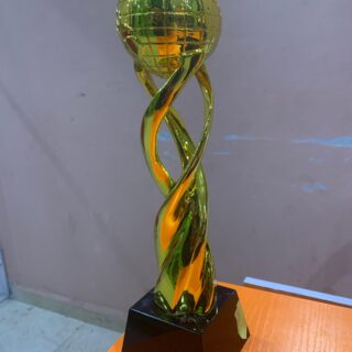 Gold Globe Achievement Trophy